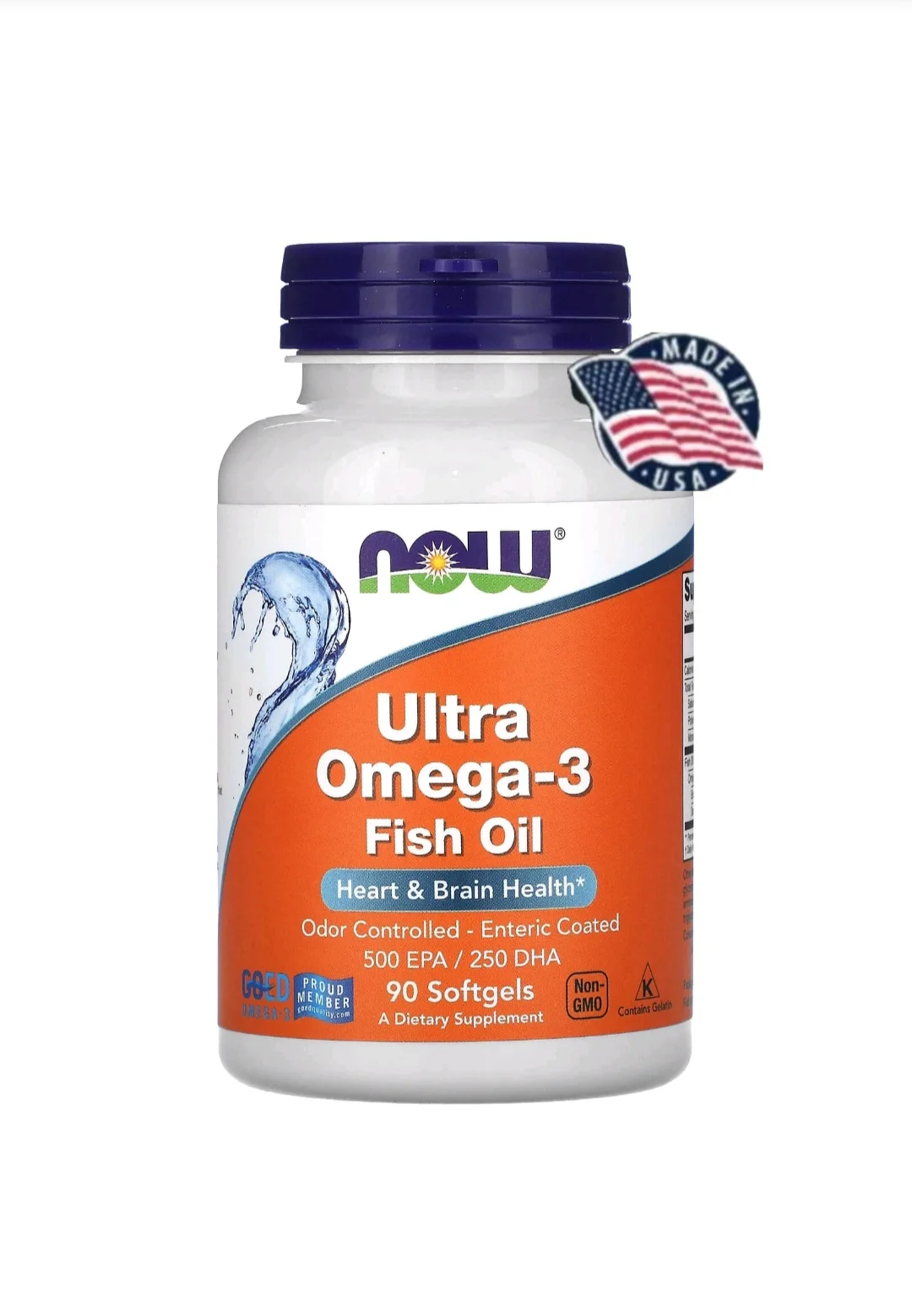 ultra omega-3 fish oil- 90 capsules