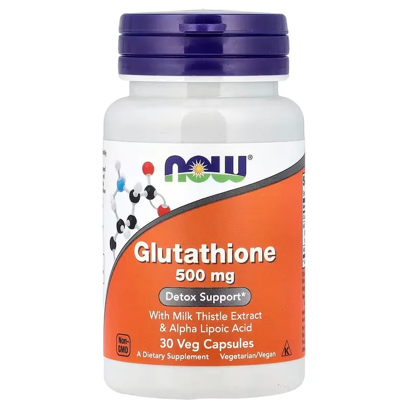 Glutathion 500 mg – Détox Cellulaire & Antioxydant Puissant | NOW Foods