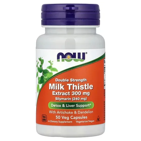 NOW Foods Milk Thistle Extract 300 mg 50 Veg Capsules