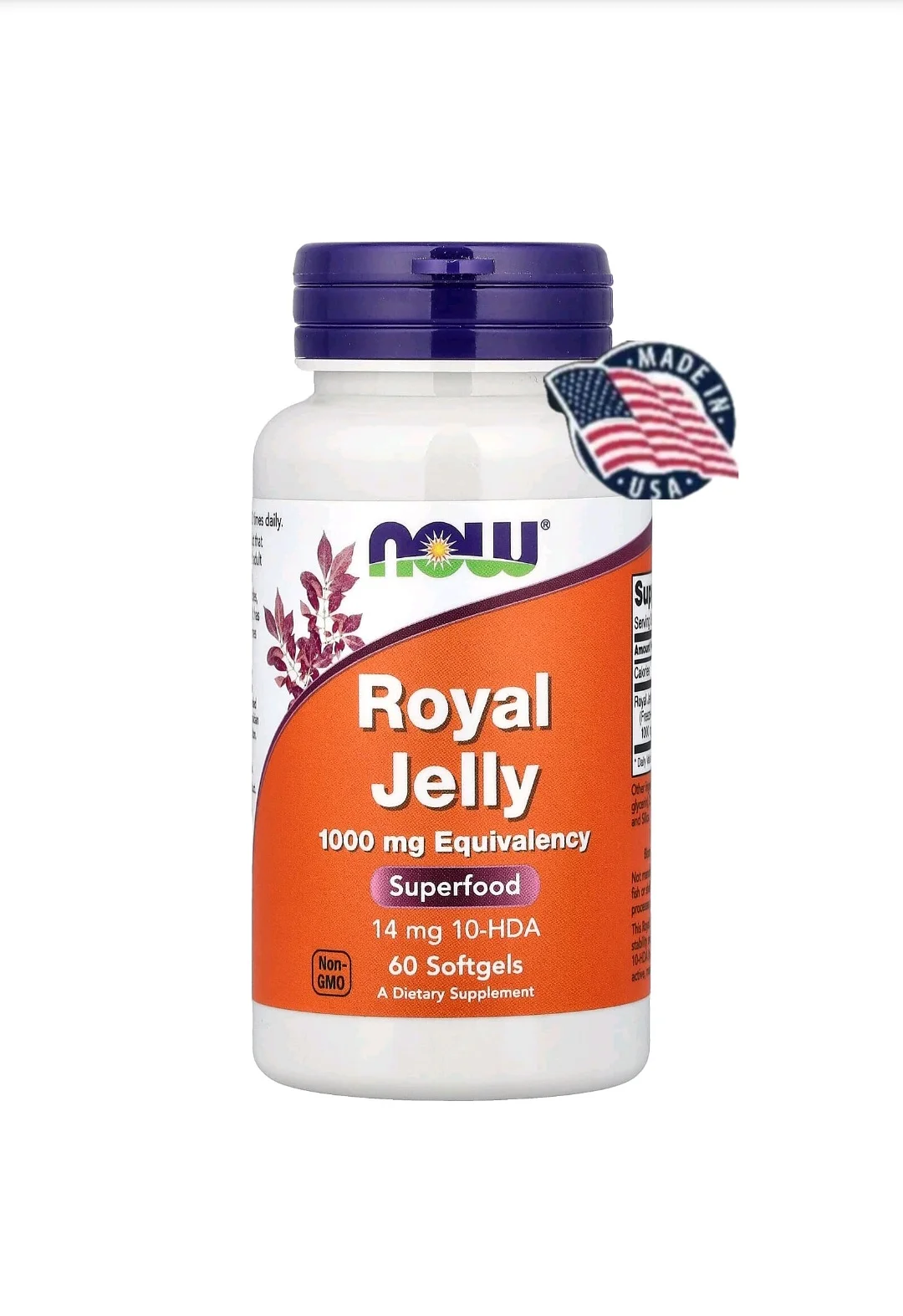 Royal Jelly 1000mg – NOW Foods
