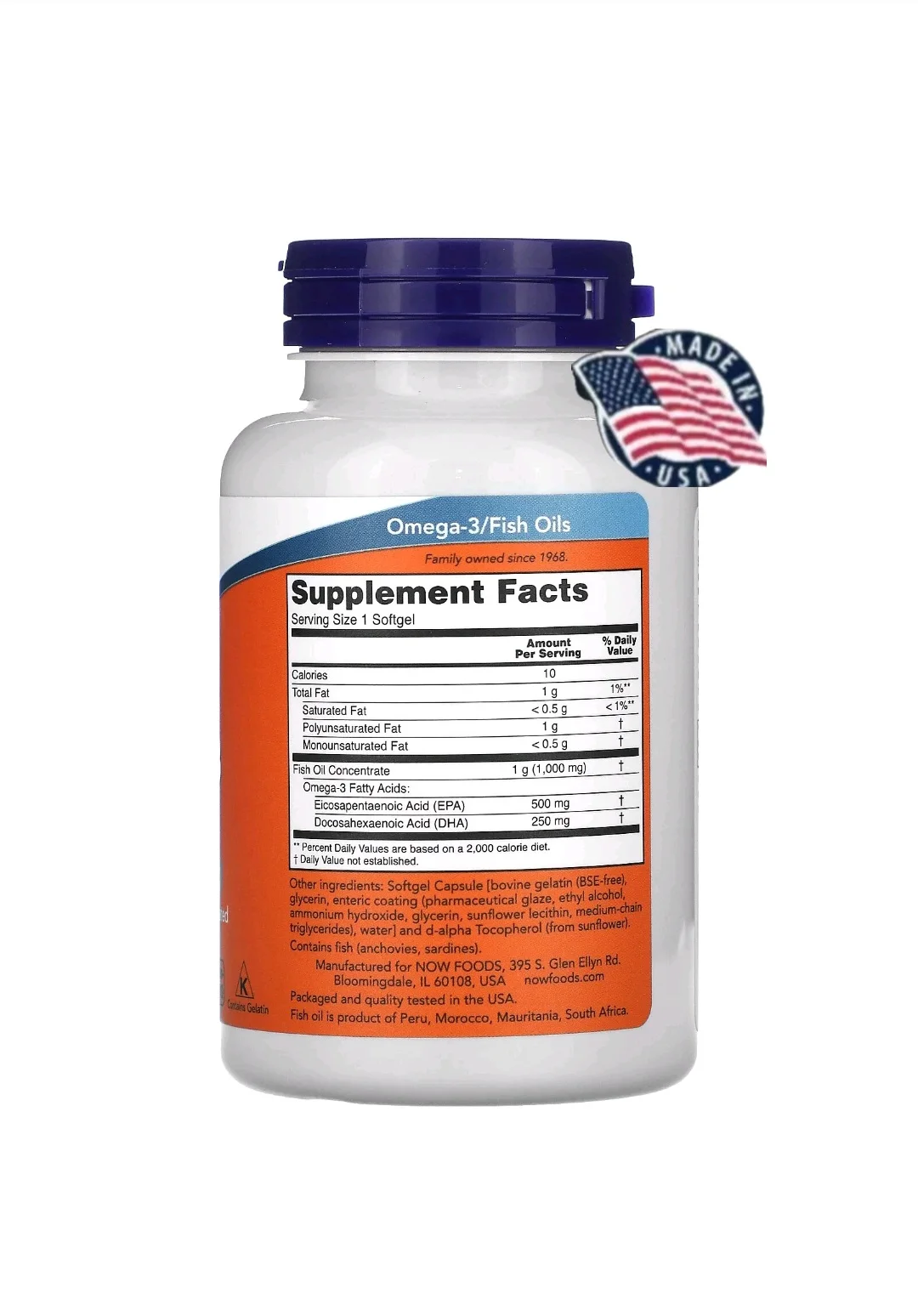 ultra omega-3 fish oil- 90 capsules