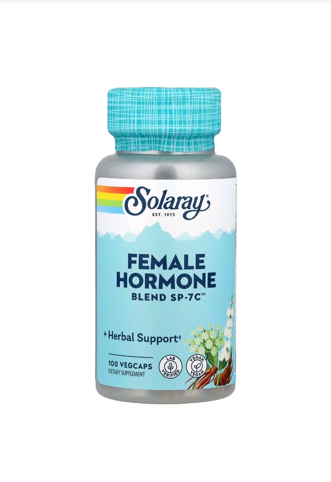Female Hormone Solaray – Menstrual & Hormonal Support | 100 VegCaps
