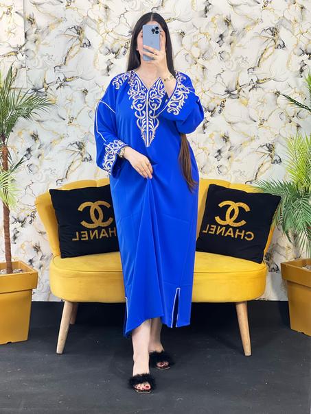 قفطان قندورة مخزانية بالخط العربي