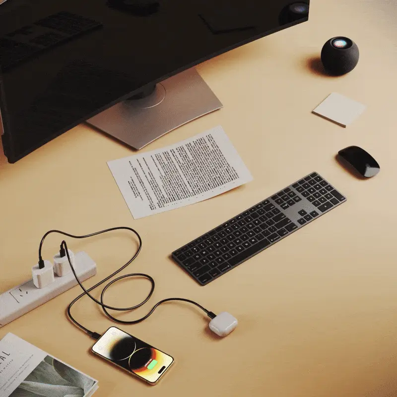 ALTI Wireless Charging Desk Mat