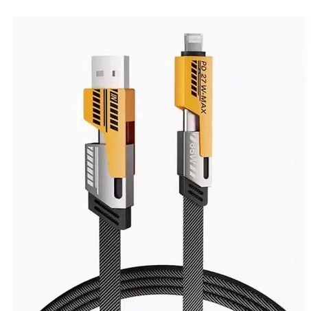 سلك شحن سريع 4 في 1 اشتر واحد وحصل على الثاني مجانا - Multi Charging Cable 4-in-1, 6Ft Fast Charging Cable