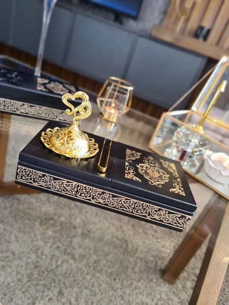 Brûle-encens طقم مبخره مع حفلة العود