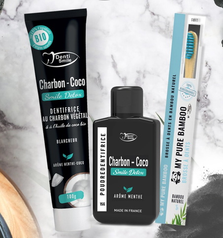 DENTIFRICE 100% BIO AU CHARBON ACTIF