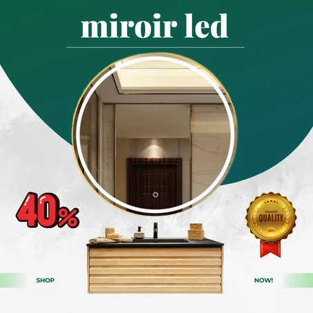 مرايا LED عصرية بتصاميم فاخرة