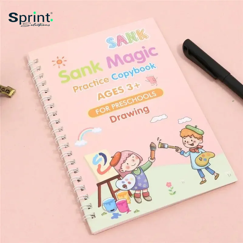 Magic Copybook™ - Complete 4-Book Set + Free Magic Pen