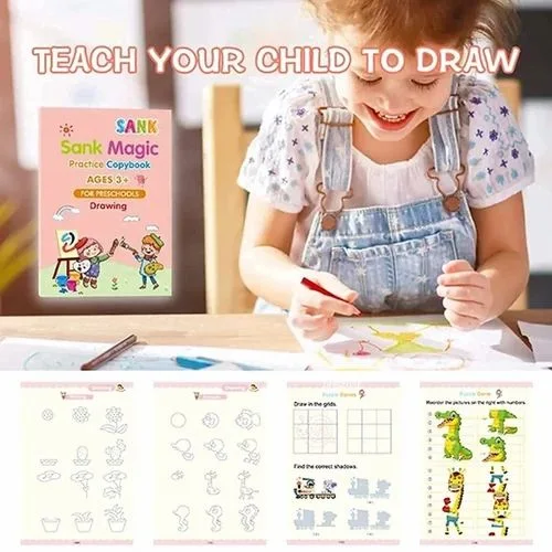 Magic Copybook™ - Complete 4-Book Set + Free Magic Pen