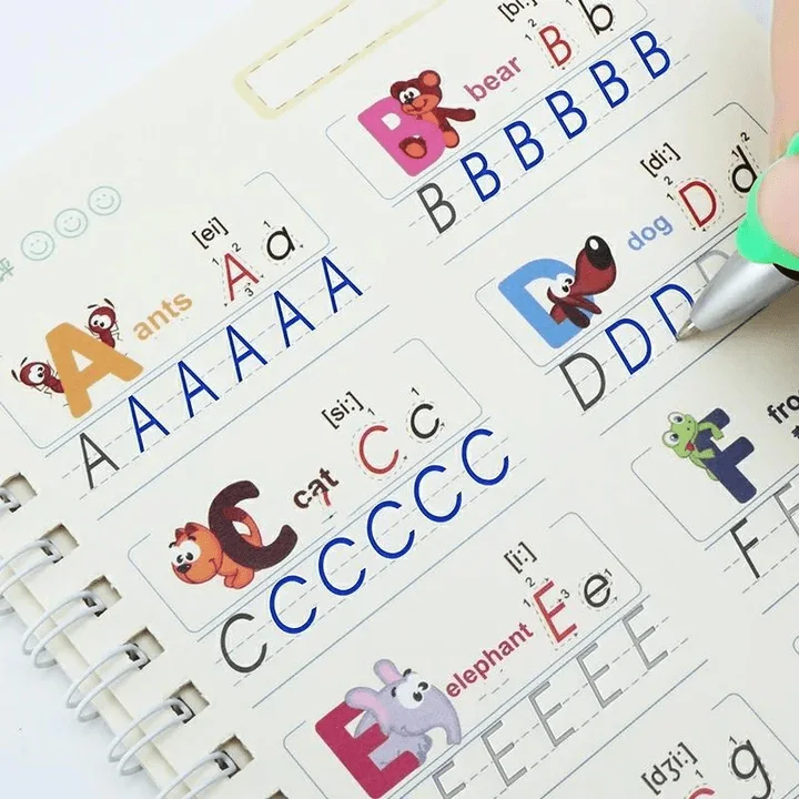 Magic Copybook™ - Complete 4-Book Set + Free Magic Pen