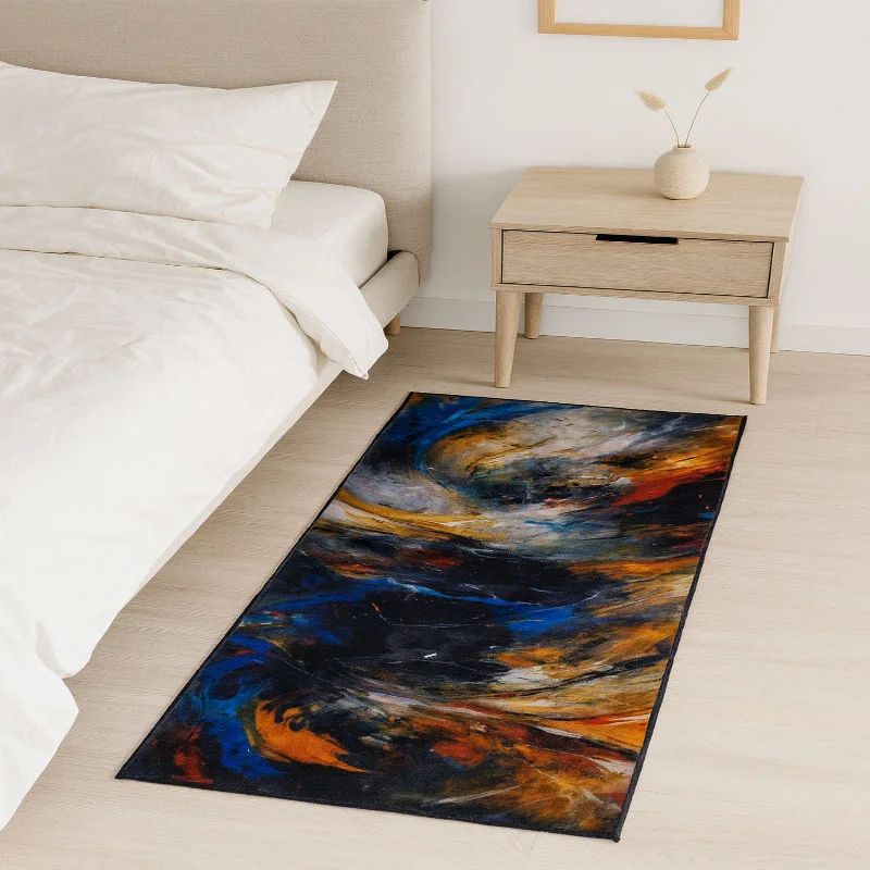 Tapis Douceur – Design Artistique Multicolore | 60×120 cm