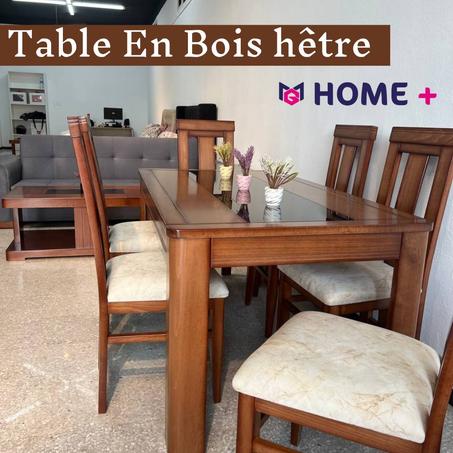 Table de Salle à Manger en Bois de Hêtre