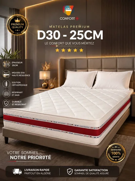 Matelas D30 25cm