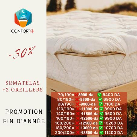 Surmatelas D30 promotion 30
