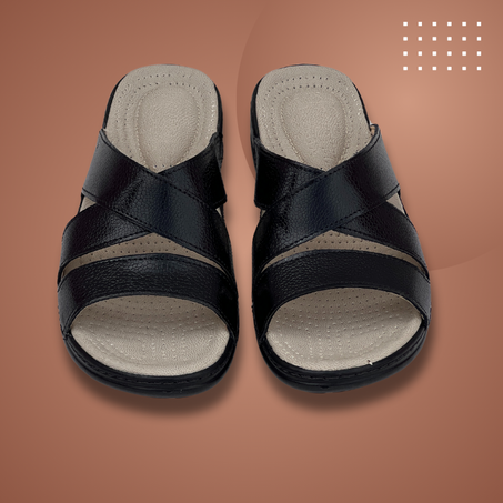 Sandale Médical Pour Femme – Noir P (REF-030)