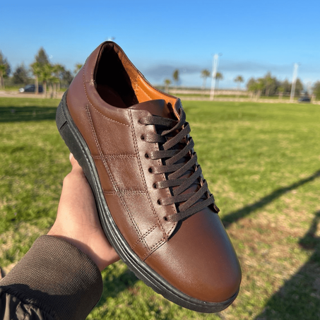 Chaussures basket en cuir, Trés Bon Qualité