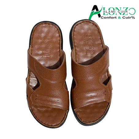 صندالة صحية جلد أصلي R 074