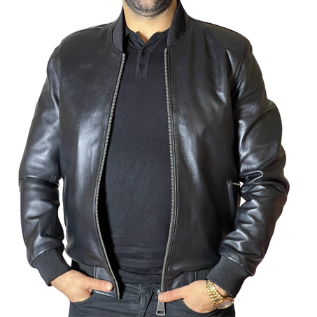 Jacket En Cuir Véritable 100% REF-011