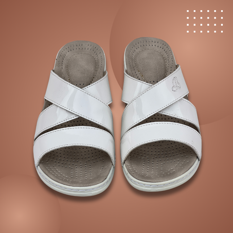 Sandale Médical Pour Femme – blanc V (REF-030)