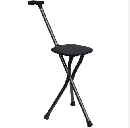 العكاز الكرسي 2 في 1