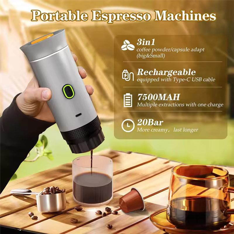 Cafe Portable Maker - 3-in-1 Espresso Machine