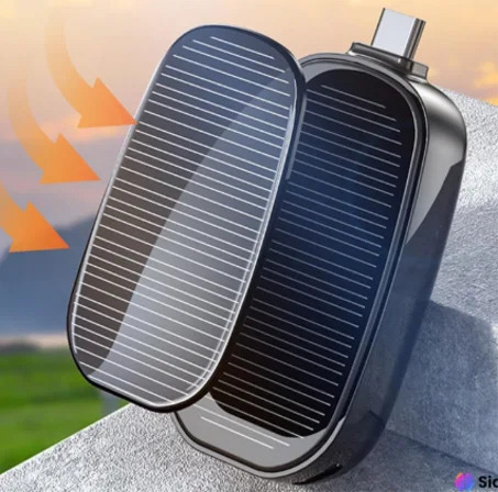 شاحن طاقة شمسية صغير