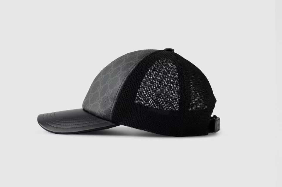 Casquette en toile GG Monogram en noir