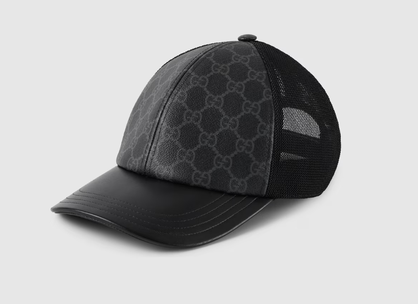 Casquette en toile GG Monogram en noir