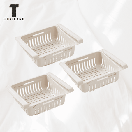 3 Panier de rangement pour réfrigérateur