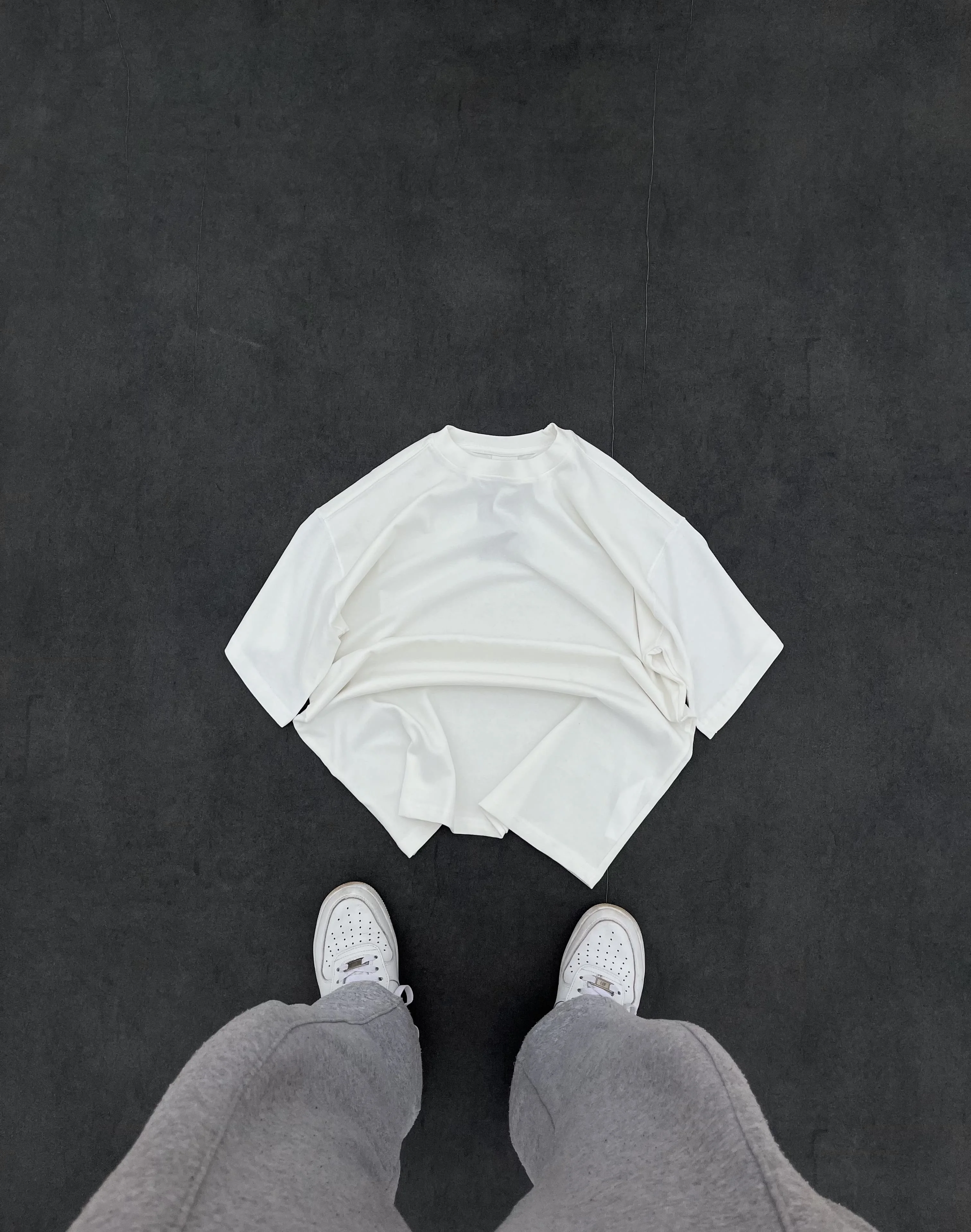White Essential Oversized Tee