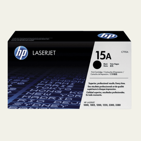 HP 15A Noir (C7115A) - Toner HP LaserJet d'origine