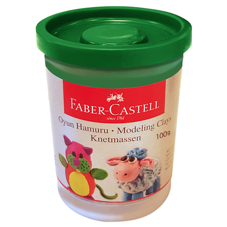 Pâte à modeler en pot diffèrent couleur