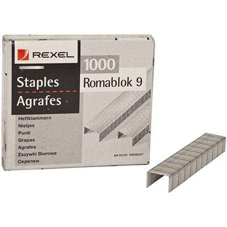 Acco Rexel bureau charges légères Agrafes - 13mm x 9.4mm - Lot de 1000