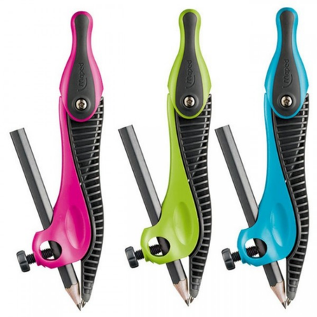 Compas scolaire Kid'z bague + crayon MAPED