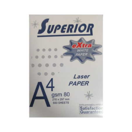 RAMETTE DE PAPIER SUPERIOR A4 - 80 G/M² - 500 FEUILLES