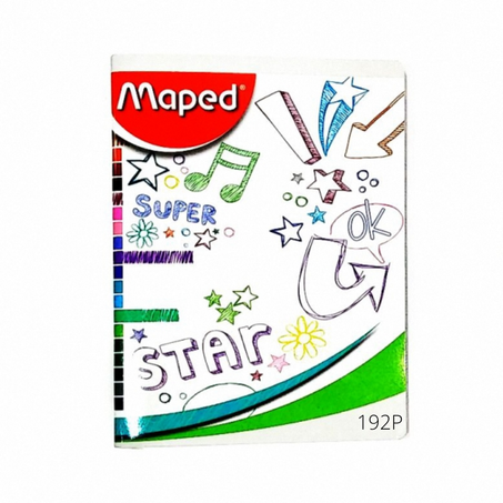 CAHIER PIQUE 192 PAGES A5 MAPED