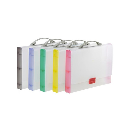 Porte documents 240x320mm polypro rigide fermoir à clip grise s (Pièce)