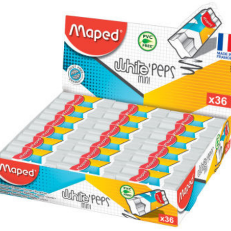 Maped Gomme en plastique White 'Peps Mini