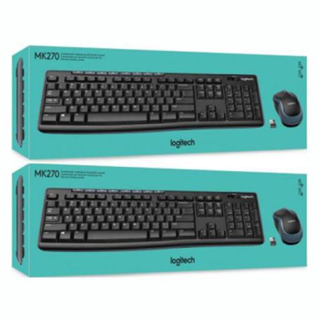 CLAVIER ET SOURIS SANS FIL LOGITECH RÉF : MK 27