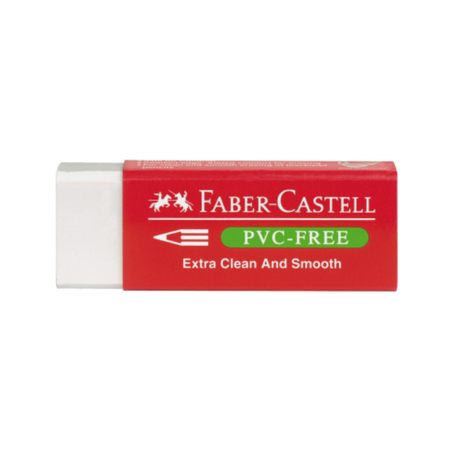 Gomme sans PVC Faber-Castell PVC-Free Blanc