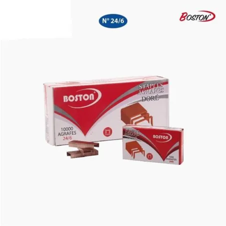 Boston AGRAFES 24/6 DORÉES 369
