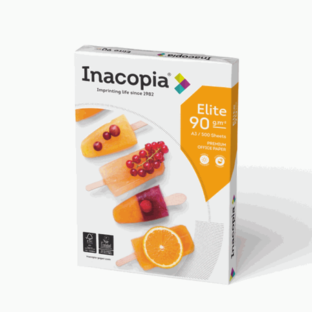 RAMETTE DE PAPIER A4 INACOPIA 90G, 500 FEUILLES