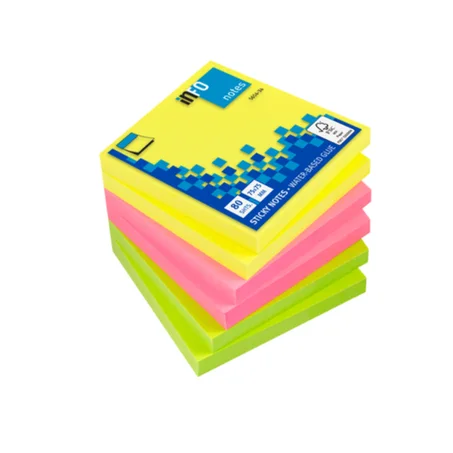 POST-IT 75X75 INFO NOTES 80 FEUILLES Code: 5654
