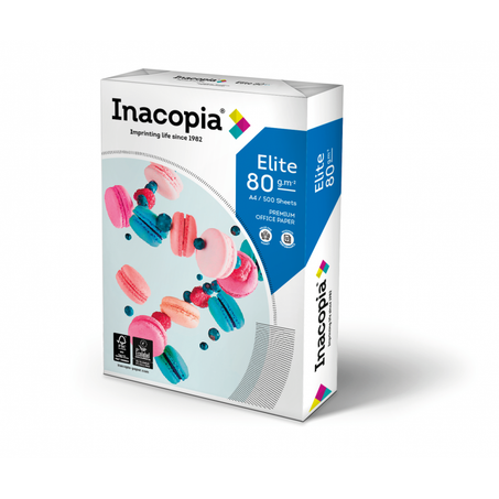 Ramettes de papier blanc Inacopia A4 80g/m² 500 feuilles