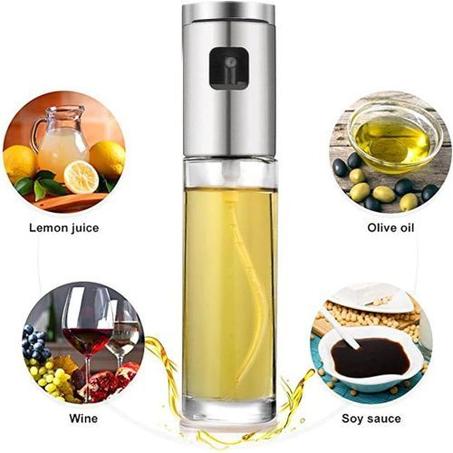 Pulvérisateur huile d'olive - Vaporisateur d'Huile Olive Vinaigre - Spray Huile