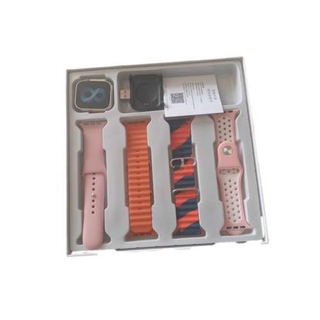 Smart Watch Ultra RB01 Orange - 04 ceintures