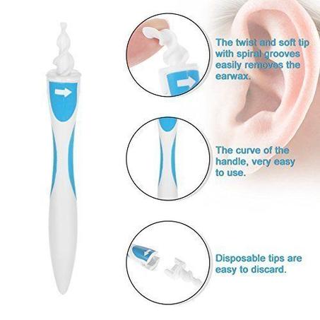 Nettoyant pour oreilles en spirale intelligent