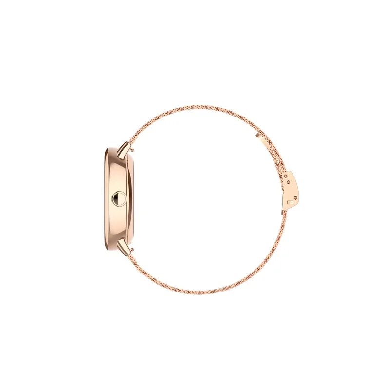 ساعة ذكية عصرية للنساء بشاشة AMOLED مقاس 1.19 بوصة، مزودة بتقنية بلوتوث، مقاومة للماء بمعيار IP68.