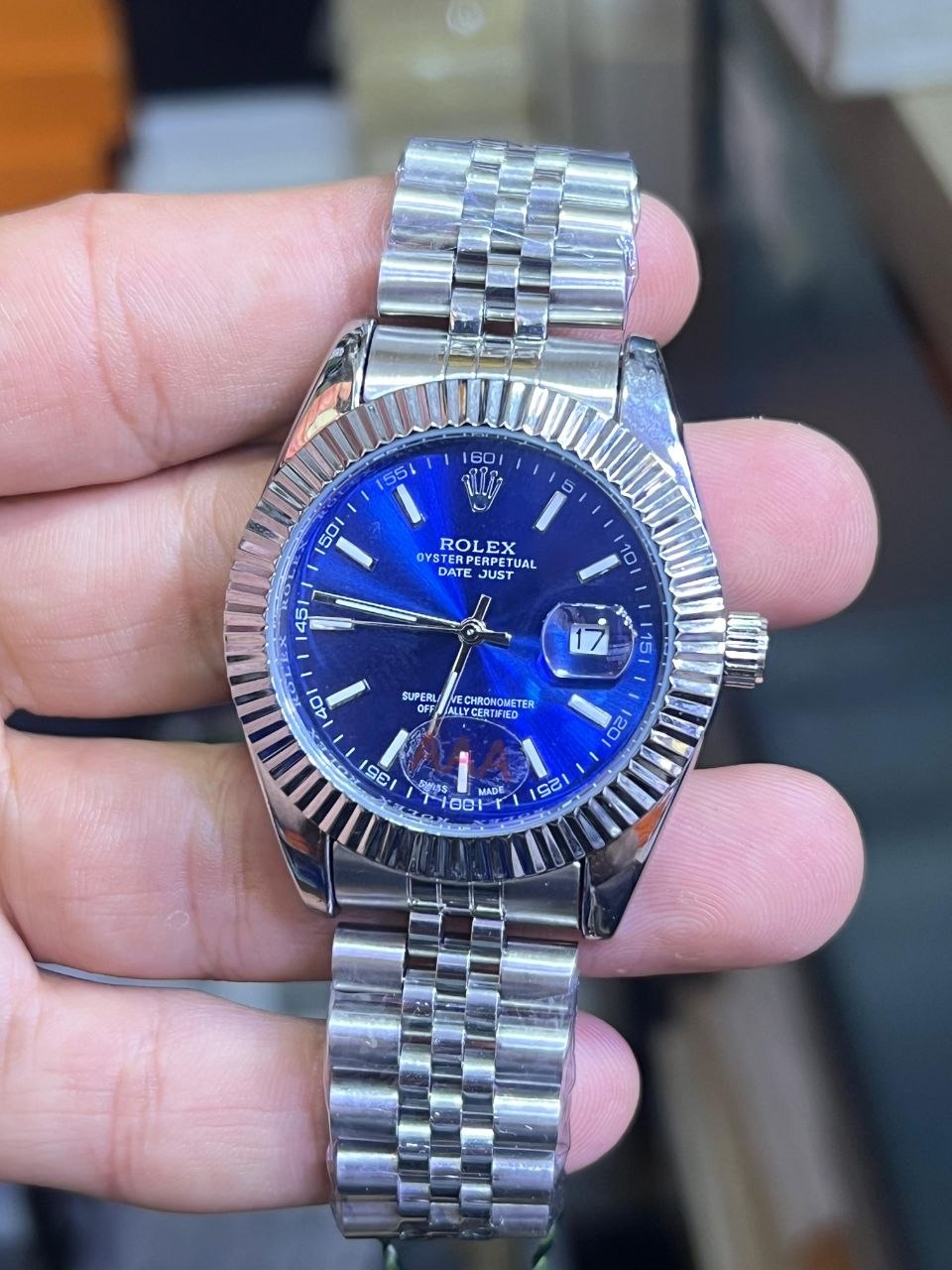 rolex datejust mouri automatic
